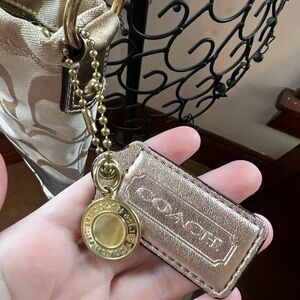 Y2k Vintage Gold Coach Bag - Gem